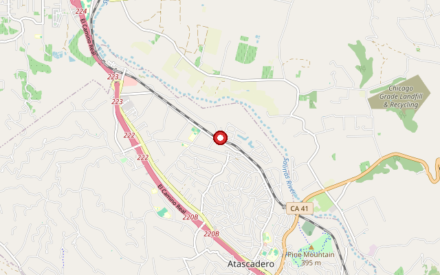 Map of service area in San Luis Obispo County