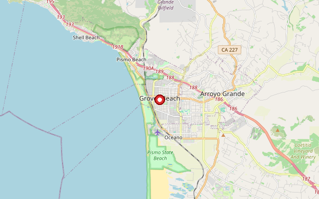 Map of service area in San Luis Obispo County