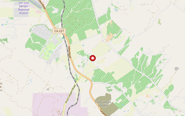 Map of service area in San Luis Obispo County