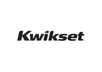 Kwikset brand logo with striped design