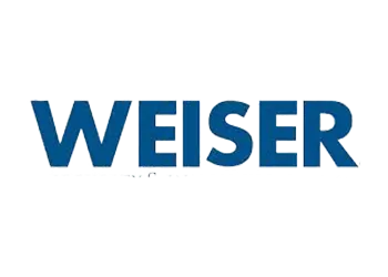 Weiser" blue text logo on white background.